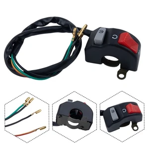 12V Handlebar Switch Motorbike ATV Fog Headlight Kit ON OFF Button - Picture 1 of 12