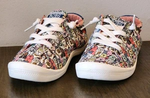 BOBS SKETCHERS Beach Bingo Women's Slip On Dog Rover Rally Sneakers Shoes Sz 7 - Picture 1 of 10