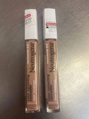 2 Pack Neutrogena Clear Coverage Color Correcting Concealer, Peach (Dark Spots) - Image 1 of 2