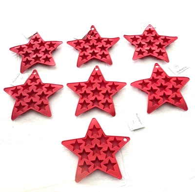 7 Silicone Mold Chocolate Ice Cube Trays STARS Candy Mold 7-Piece Lot - Image 1 of 3