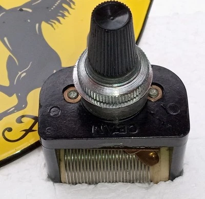 Ferrari 365 GTB/4 Daytona painel medidor reostato luz dimmer interruptor_246_308 - Imagem 1 de 4