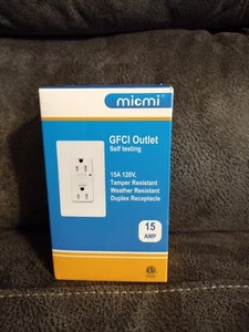 15A GFCI Self testing outlet WR TR Weather Resistant Tamper Resistant Receptacle - Picture 1 of 6