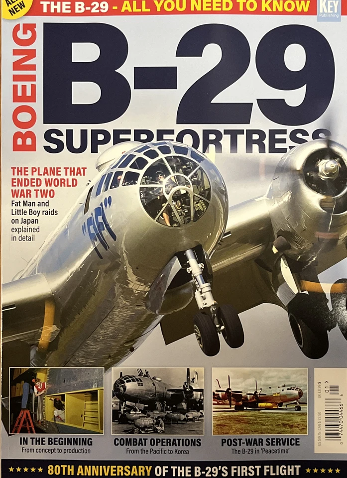 BOEING B-29 SUPERFORTRESS - THE PLANE THAT ENDED WWII / 2022 KEY Magazine NEW - Image 1 of 1