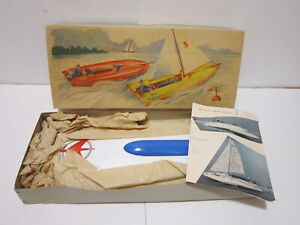 1950's 60s 1960 Belco Meteor Antique  Toy Hydroplane New Old Stock WEST GERMANY