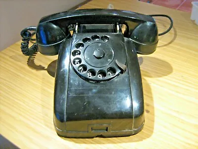 Vintage Old Telephone Black Work Ring • 30€