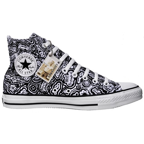 Converse Eu 40 UK 7 Chucks Bianco Taylor All Star Edizione Limitata Streetart