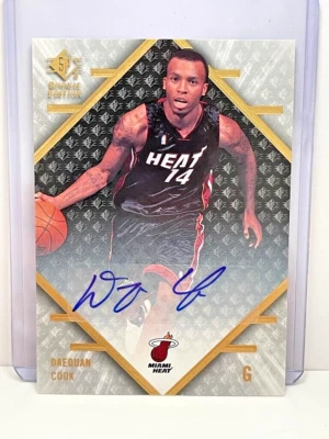 2007-08 SP Rookie Edition automático automático Daequan Cook #76 novato automático radiocontrol Foto 1 de 2