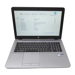 HP EliteBook 850 G3 Laptop- 15.6" Intel Core i5-6200U 2.2GHz 8GB DDR4 No OS/SSD - Picture 1 of 9