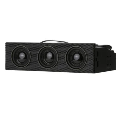 5.25" Stereo Surround Speaker PC Front Panel Computer Case Built-in - Image 1 of 4