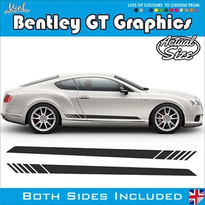 Calcomanías gráficas Bentley Continental GT rayas laterales Brooklands Mulliner 001 - Imagen 1 de 5