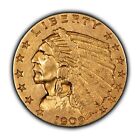 1909 G$2.50 Indian Head Gold Quarter Eagle