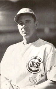 Ox Miller Chicago Cubs d. 2007 Signed 3x5 Repo Postcard 178639 - Picture 1 of 1