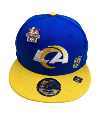 Los Angeles Rams NFL with Pin New Era 9fifty Snapback hat cap - Image 1 of 4