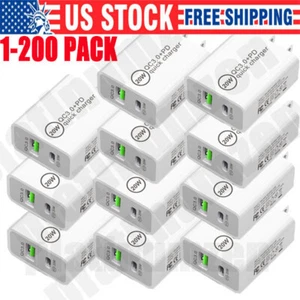 For iPhone 14 13 12 11  20W Fast Charger Block USB Type C Wall Power Adapter Lot - Picture 1 of 11