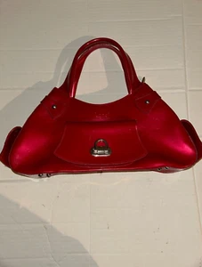 Sono red patent leather handbag - Picture 1 of 3