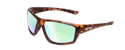 Coyote FP-04 Mens Floating Polarized Sunglasses Matte Tortoise/Green Mirror 62mm - Image 1 of 4