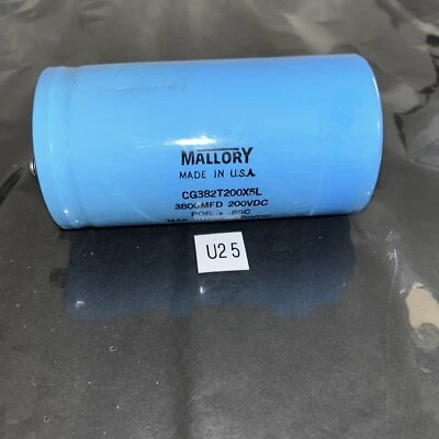 КОНДЕНСАТОР MALLORY CG382T200X5L *Б/У* БЫСТРАЯ ДОСТАВКА! + ГАРАНТИЯ - Изображение 1 из 3