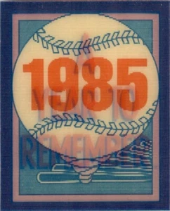 1989 Partitur Magic Motion #54 1985 Rose Rolls Past Cobb A Year To Remember - Bild 1 von 2