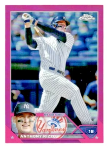 Anthony Rizzo New York Yankees Pink Refractor 2023 Topps Chrome #191 - Picture 1 of 2
