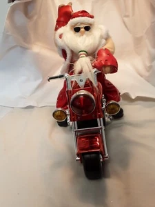 Vintage Motorcycle Santa #1300-ML - Picture 1 of 5