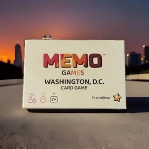 MEMO GAMES - Washington, D.C. Card Game – Fun Family Game About The U.S. Capital - Picture 1 of 2