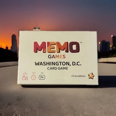 MEMO GAMES - Washington, D.C. Card Game – Fun Family Game About The U.S. Capital - Image 1 of 2