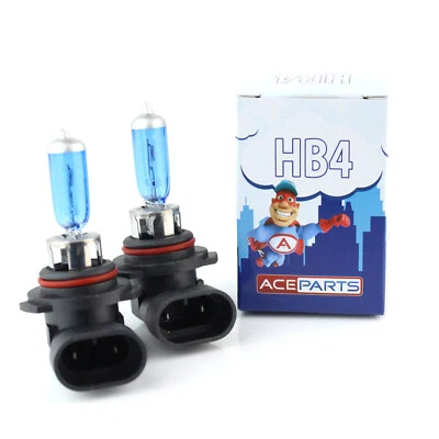 Fits BMW 3 Series E90 HB4 80w Super White Xenon HID Front Fog Light Bulbs Pair - Image 1 of 4