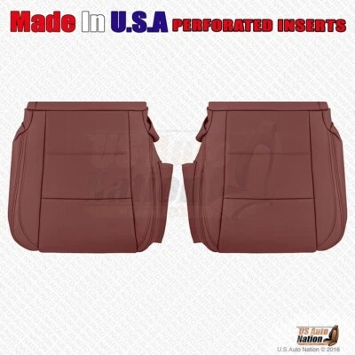 2017 2018 For Lexus GS450h Driver-Passenger Bottoms Perforated Leather Cover Red - Image 1 of 4