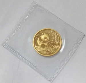 1994 GOLD CHINA PANDA 10 YUAN 1/10oz SEALED COIN MINT STATE - Picture 1 of 2