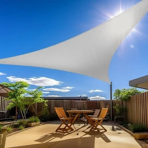 Light Grey Outdoor Sun Shade Canopy, 1 0' X 1 0' X 1 4' UV Block Awning for O... - Picture 1 of 8