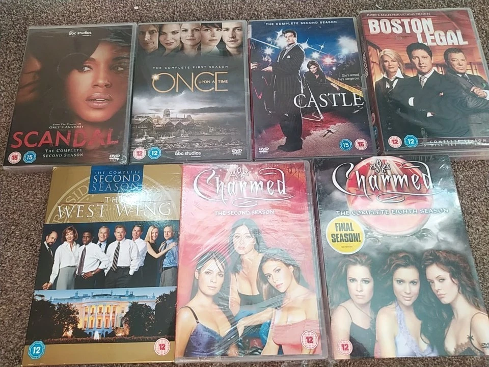 DVD Bundle US TV Shows Drama x 7 Charmed / Castle - Some Sealed - Image 1 of 1