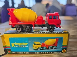 Camion betoniera KINGSTAR Japan Marushin 1/100 MITSUBISHI FUSO #14 in scatola - Foto 1 di 12