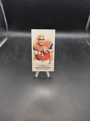 2009 Allen & Ginter's Topps John Elway мини-карта NFL Denver Broncos #AG5 - Изображение 1 из 2