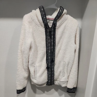 Женская куртка с капюшоном на молнии American Eagle Outfitters размер M шерпа - Изображение 1 из 4