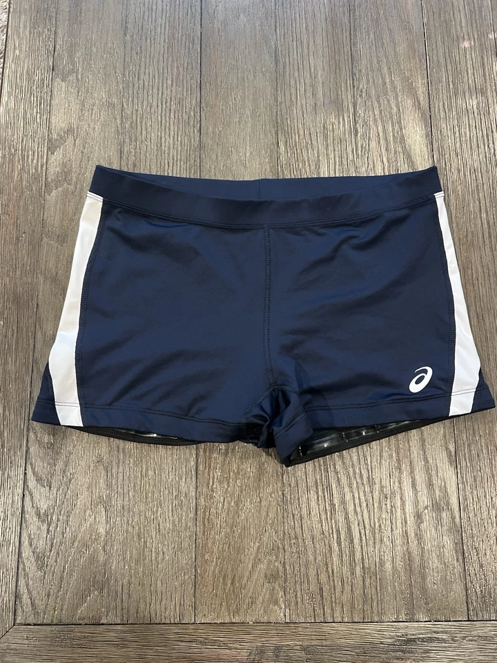 Женские волейбольные компрессионные шорты из спандекса ASICS синие большие - Изображение 1 из 1