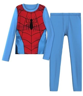ClimateRight Boy's Spider-Man Poly Spandex 2pc Top & Pants Thermal Underwear Set - Image 1 of 3