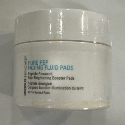 Serious Skincare PURE PEP Fading Fluid Pads 60 Pads NEW Sealed - Image 1 of 2