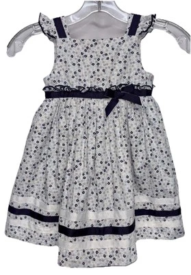 Vestido de algodón estampado floral línea A sin mangas talla 2T Piper & Posie niña Foto 1 de 4