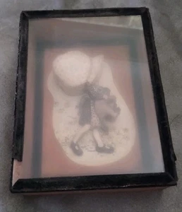 Vintage Holzblock Stechpalme Hobby Schattenkasten - Bild 1 von 3