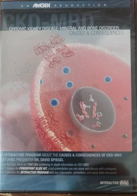 CKD MBD CHRONIC KIDNEY DISEASE MINERAL BONE DISORDERS CD-ROM Amgen Production  - Image 1 of 2