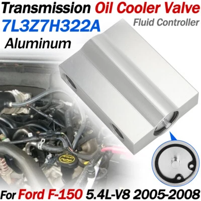 Válvula enfriador de aceite de transmisión de refrigeración automática para Ford 2005-2008 F-150 7L3Z-7H322-A Foto 1 de 4