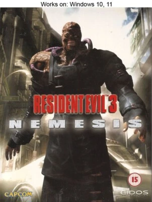 Resident Evil 3: Nemesis PC Game 2000 Capcom Windows 10 11 - Image 1 of 2