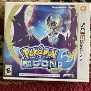 Nintendo 3DS Pokemon Moon Video Game Case & Inserts ONLY! NO GAME INCLUDED - Picture 1 of 3