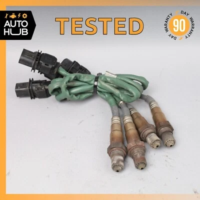 Комплект из 4 оригинальных датчиков кислорода Lambda 0035427018 для Mercedes W211 E350 C300 E550 - Изображение 1 из 4