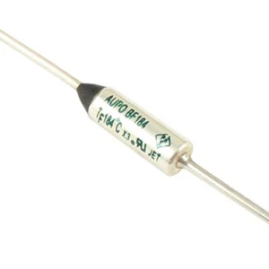 2Pcs AUPO Thermal Fuse Links BF184 Axial Lead TF Cutoff 184℃ 184 Degree 250V 10A - Foto 1 di 4