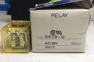 Relé de alimentación RR3B-U-AC120V IDEC 120VAC 10A 3PDT 1 UNIDAD - Imagen 1 de 1