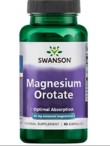 SWANSON ULTRA - OROTATO DE MAGNESIO, 40MG, 60 CÁPSULAS - Imagen 1 de 2