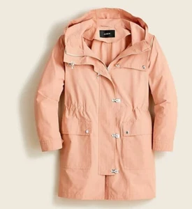 J.CREW NWT $148 Beige Lightweight Raincoat Utility Jacket Top Size Small - Picture 1 of 7
