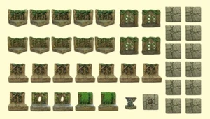 Dwarven Forge MasterMaze Fantasy Resin Woodland Set NEW FACTORY SEALED RARE - Picture 1 of 1