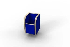 Tool T2 Zettelbox für den Tisch "growing table" - enzianblau NEU !!! - Bild 1 von 5